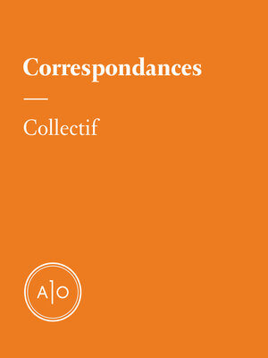 cover image of Correspondances